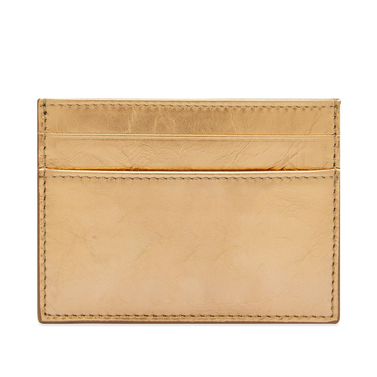 New Dolce & Gabbana Women's Logo Card Holder in Oro