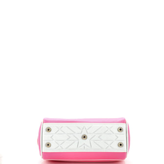 Christian Dior Vibe Zip Bowling Bag Leather Micro
