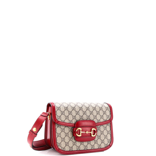 Gucci Horsebit 1955 Shoulder Bag GG Coated Canvas Small