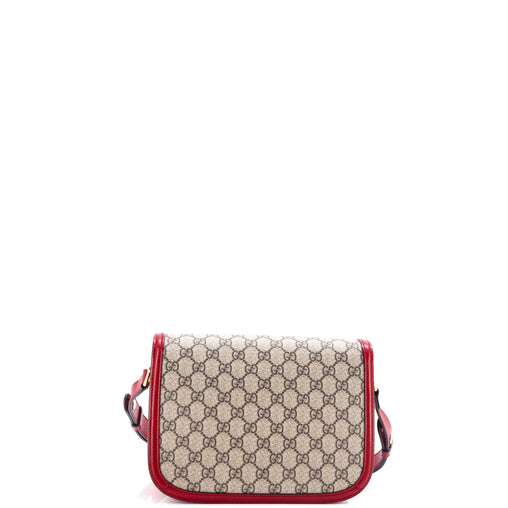 Gucci Horsebit 1955 Shoulder Bag GG Coated Canvas Small