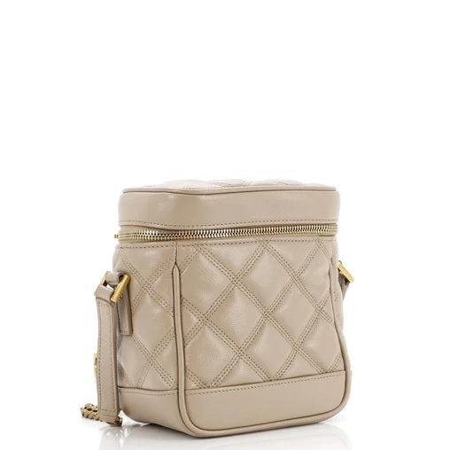Saint Laurent 80's Vanity Bag Quilted Leather