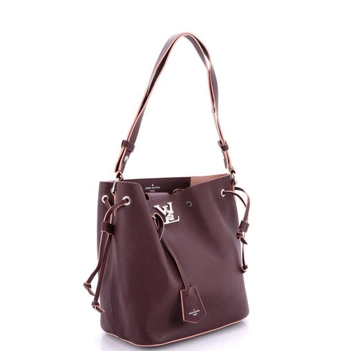 VIP Preview Louis Vuitton Lockme Bucket Bag Leather