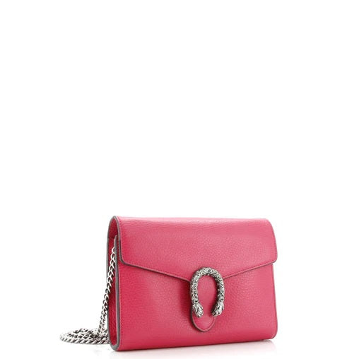 Gucci Dionysus Chain Wallet Leather with Embellished Detail Small