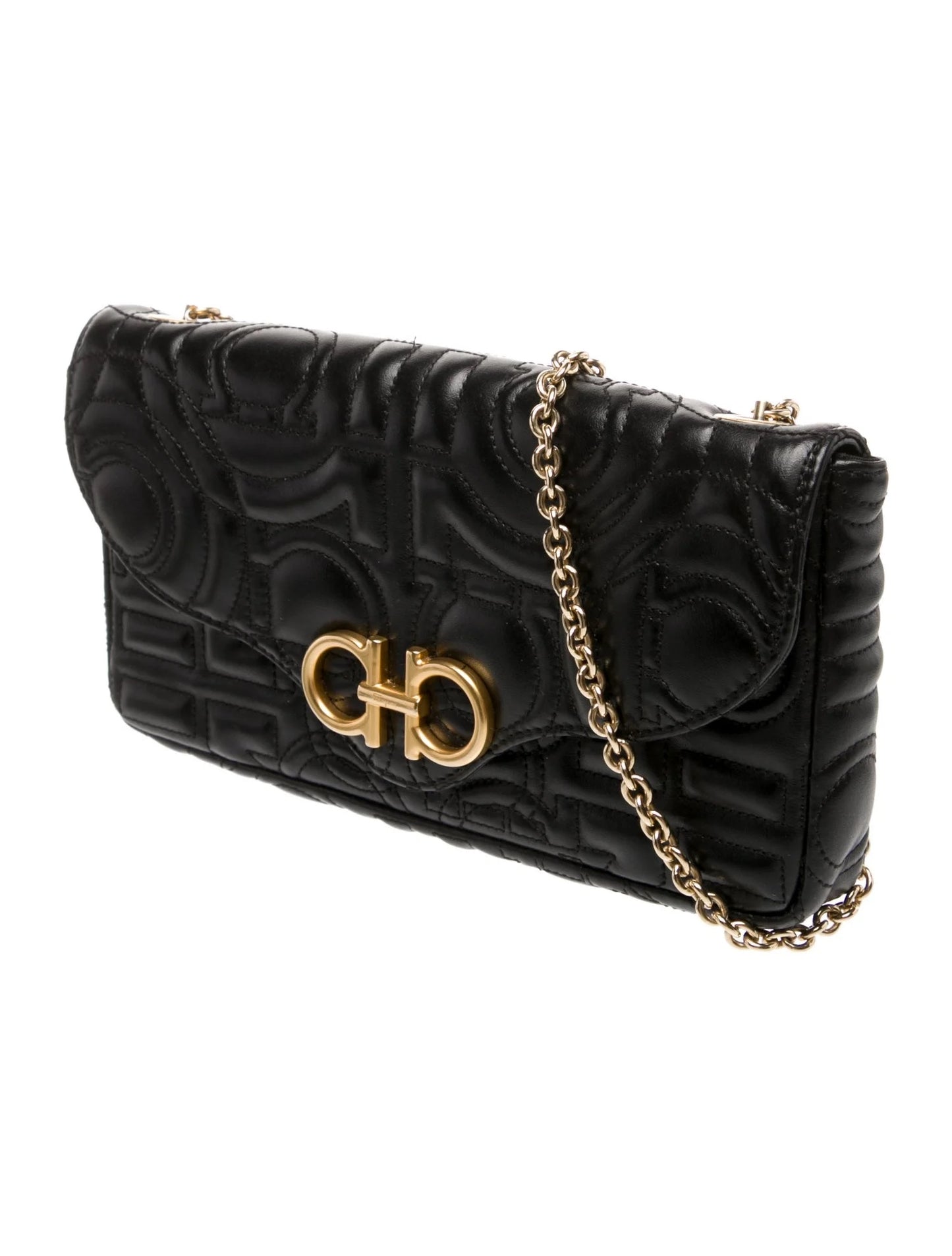 Salvatore Ferragamo Quilted Clutch