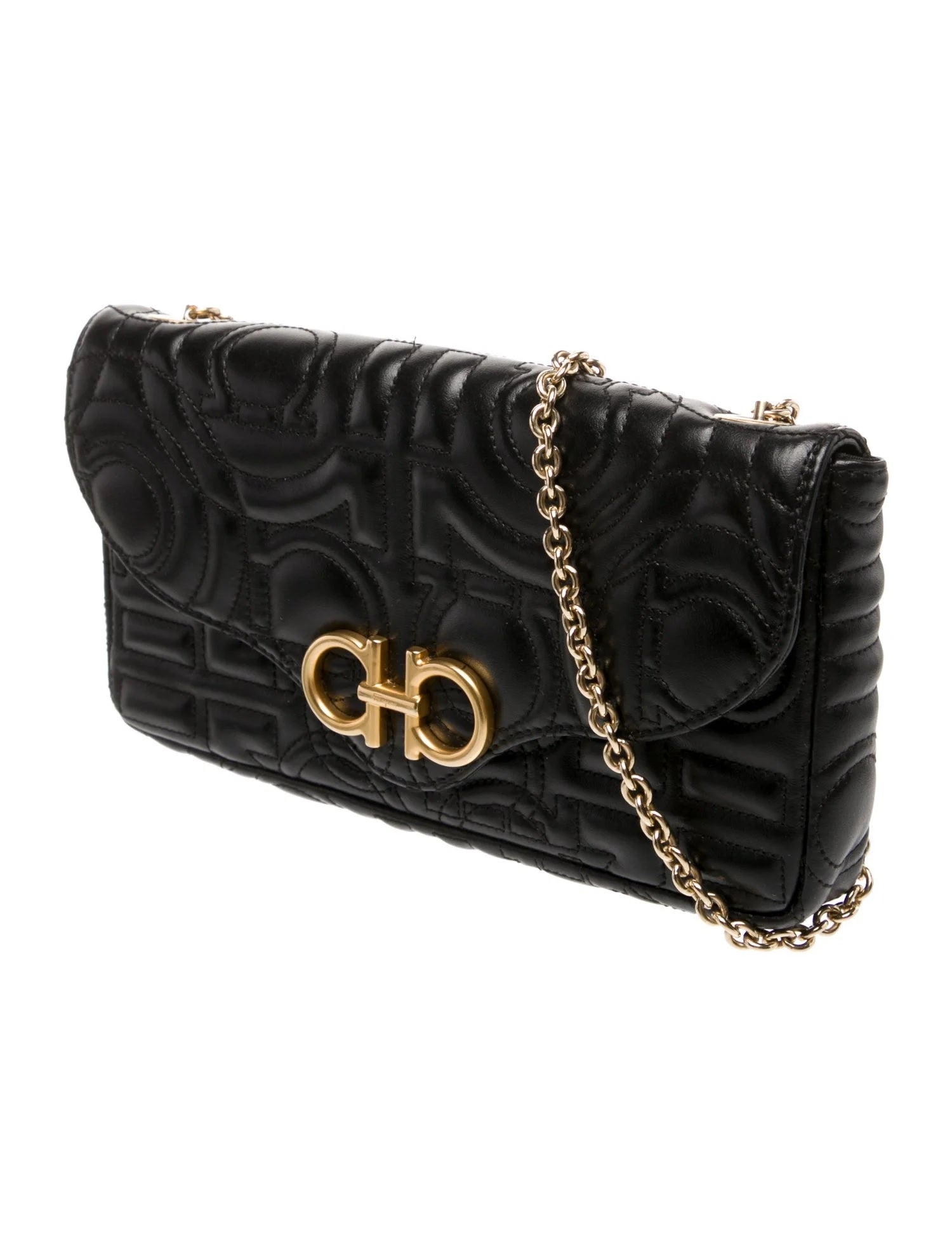 Salvatore Ferragamo Quilted Clutch