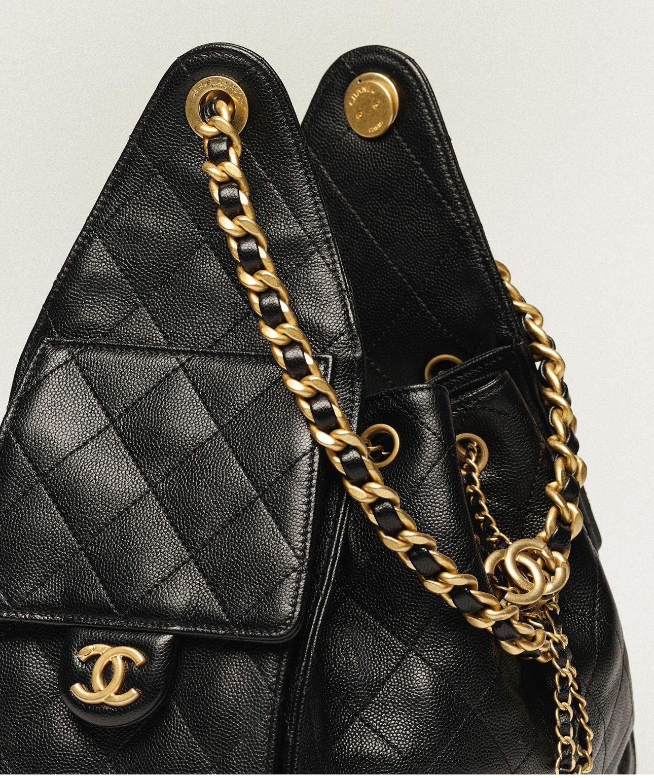 Chanel 25 Small Black Caviar