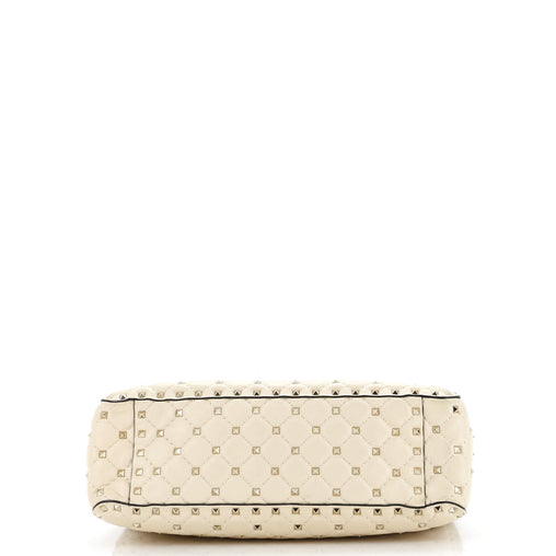 Valentino Garavani Rockstud Spike Flap Bag Quilted Leather Large