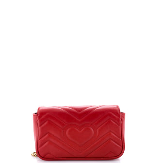 Gucci GG Marmont Flap Bag Matelasse Leather Super Mini