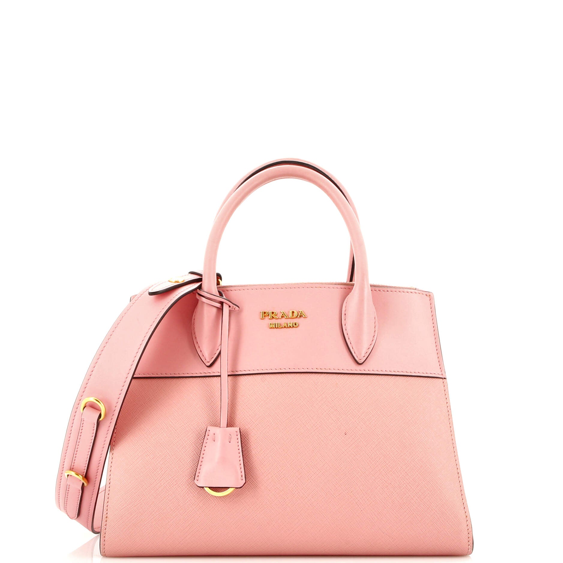 Prada Paradigme Tote Saffiano with City Calf Small