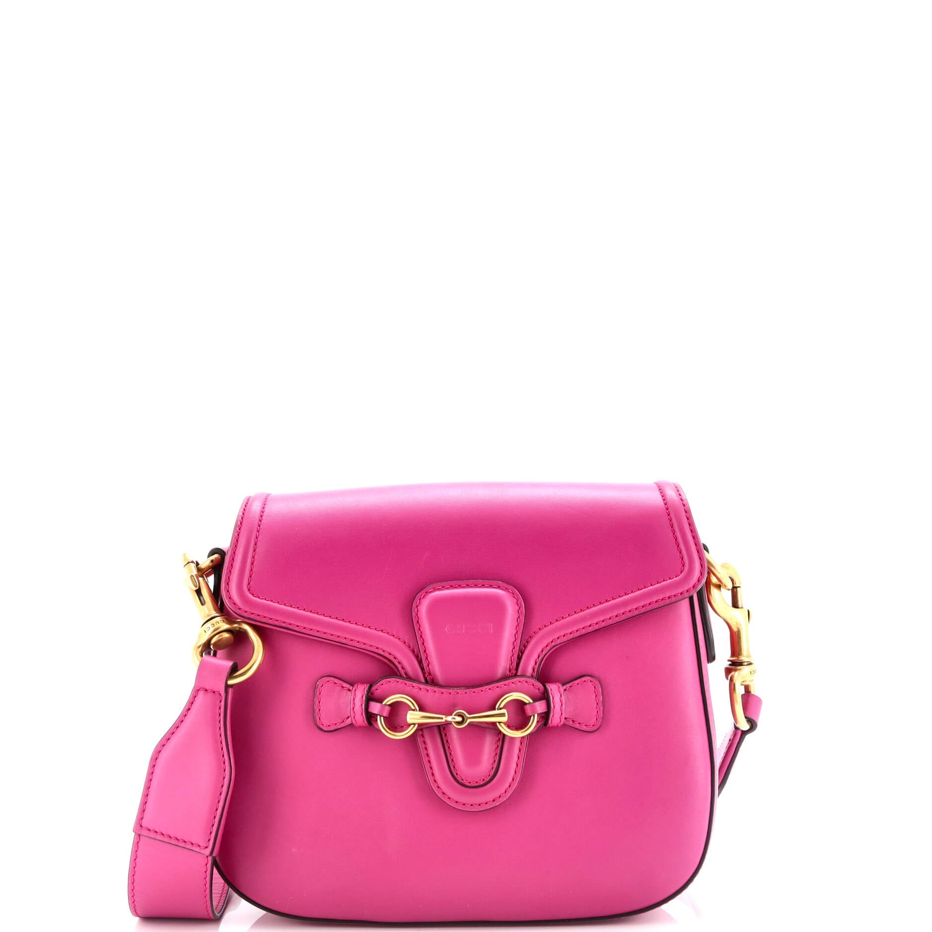 Gucci Lady Web Shoulder Bag Leather Medium