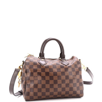 Louis Vuitton Speedy Bandouliere Bag Damier 25