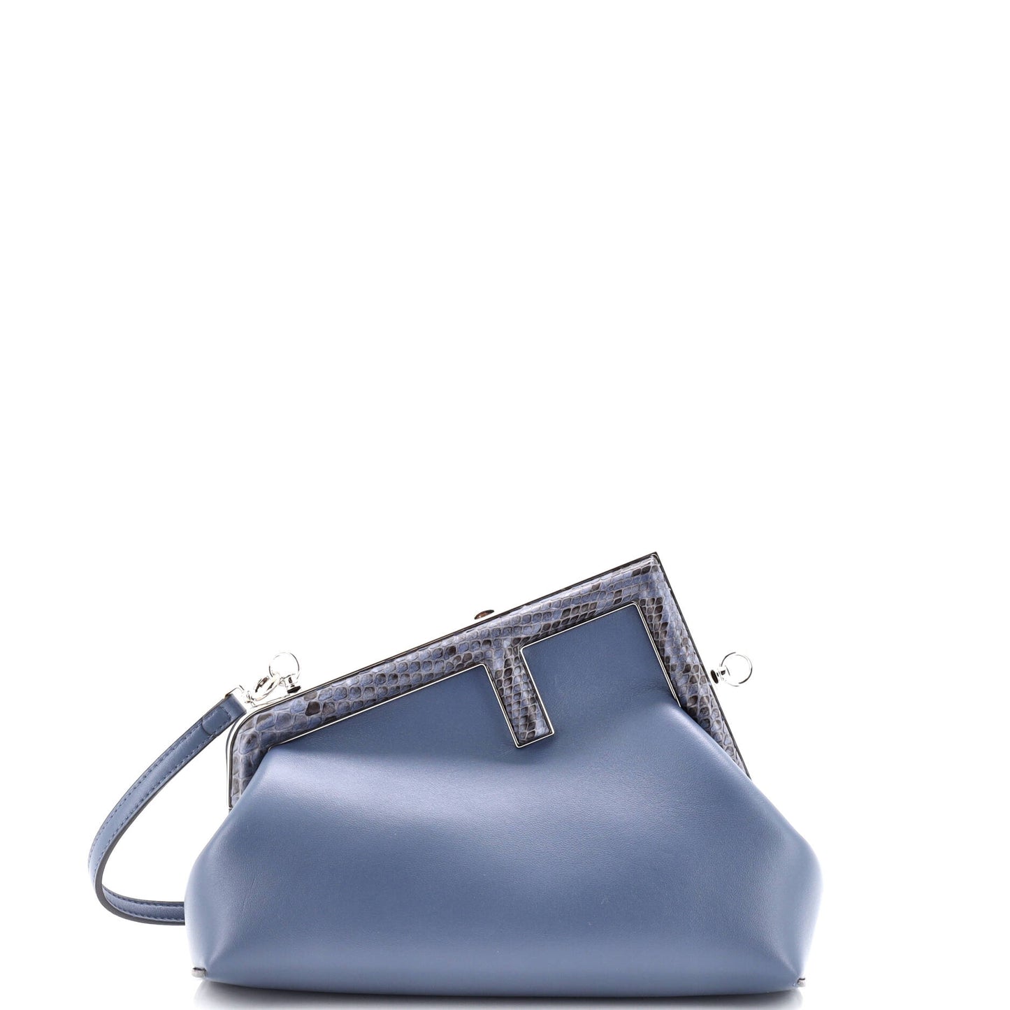 Fendi First Bag Leather with Python Small