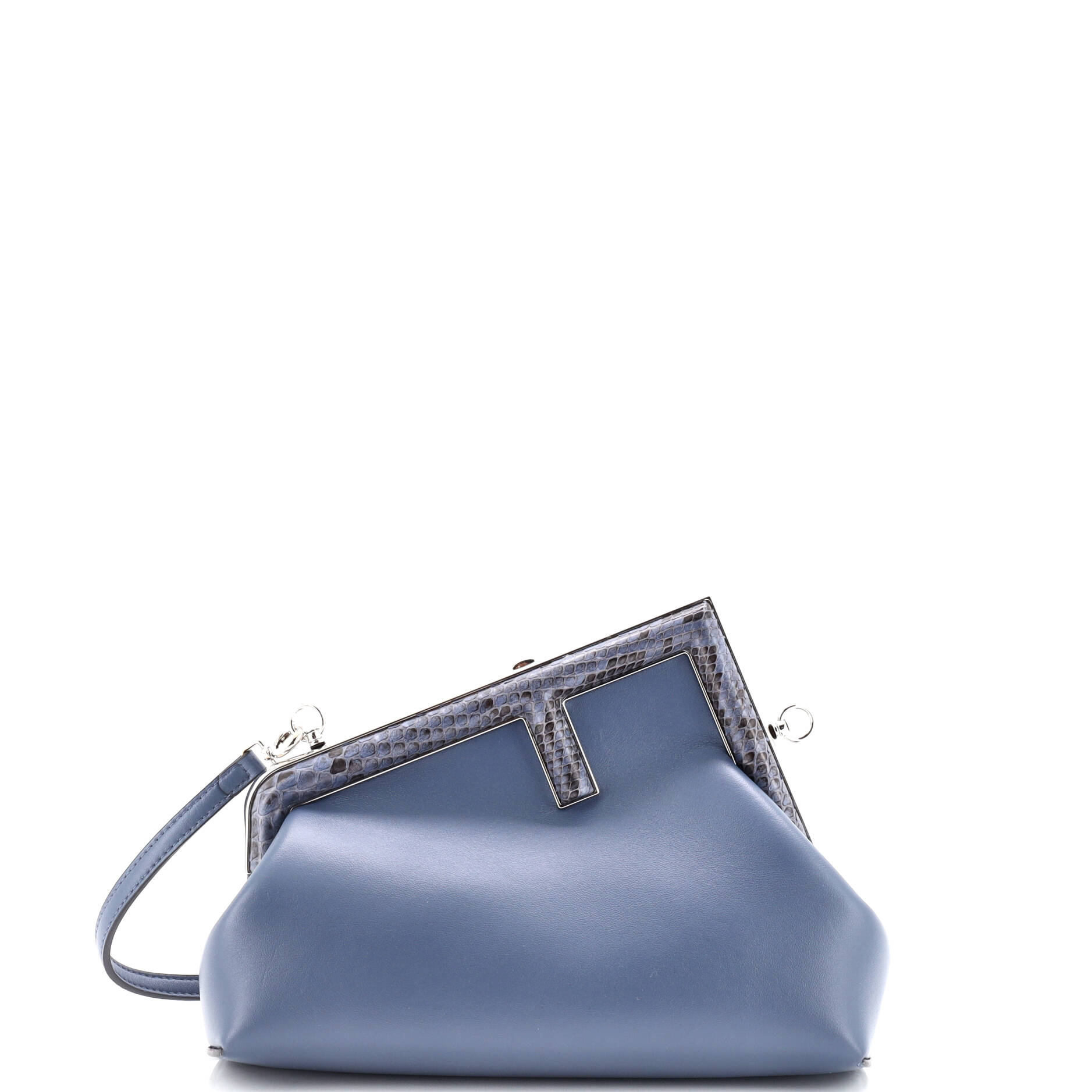 Fendi First Bag Leather with Python Small