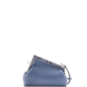Fendi First Bag Leather with Python Small