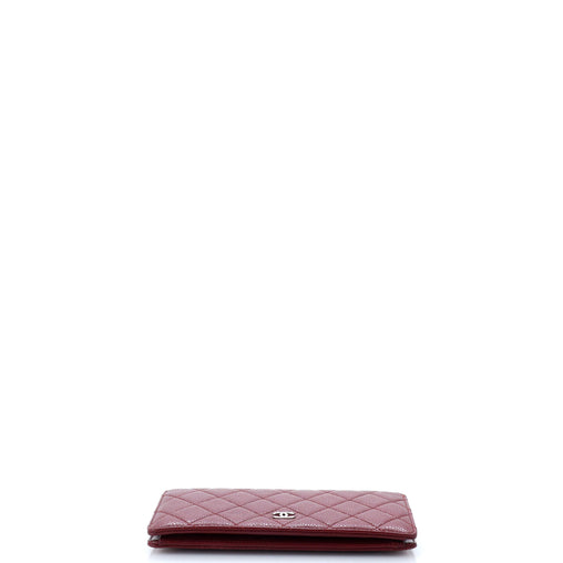 Chanel L-Yen Wallet Quilted Caviar