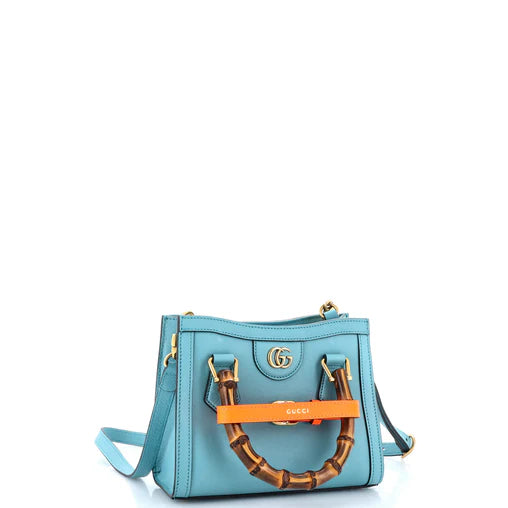 Gucci Diana NM Bamboo Handle Tote Leather Mini