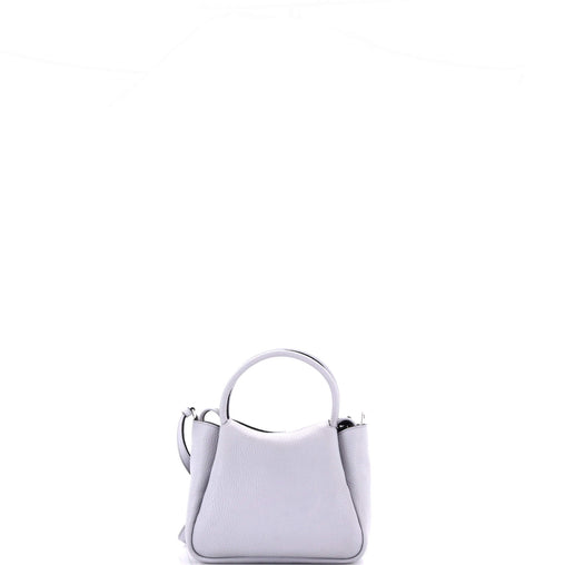 Prada Flou Zipped Top Handle Bag Vitello Daino Small