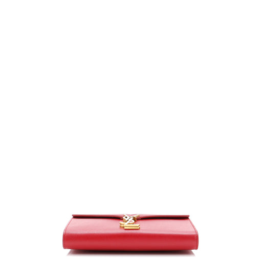 Saint Laurent Cassandra Chain Wallet Leather