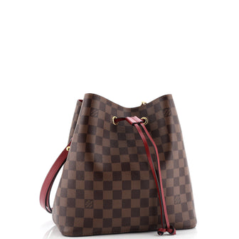 Louis Vuitton NeoNoe Handbag Damier with Leather MM