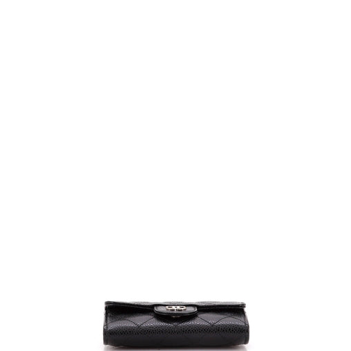 Chanel Classic Flap Card Holder Quilted Caviar