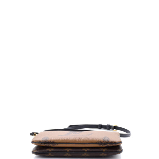 Louis Vuitton Double Zip Pochette Reverse Monogram Giant