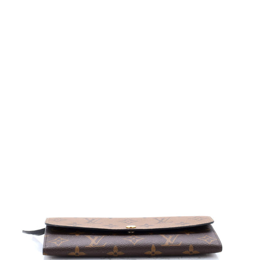 Louis Vuitton Emilie Wallet Reverse Monogram Canvas