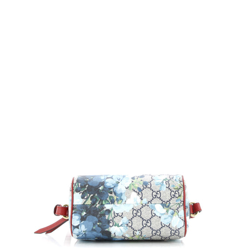 Gucci Convertible Boston Bag Blooms Print GG Coated Canvas Nano