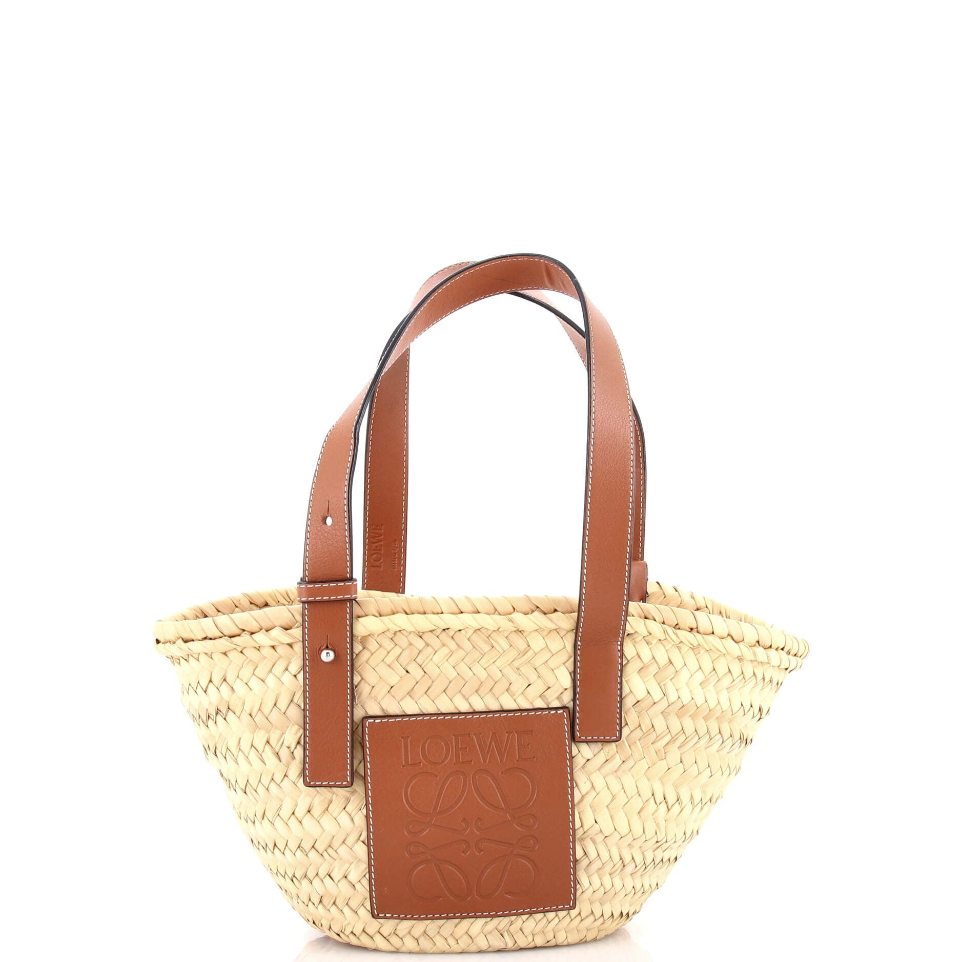 Loewe Basket Tote Raffia Small