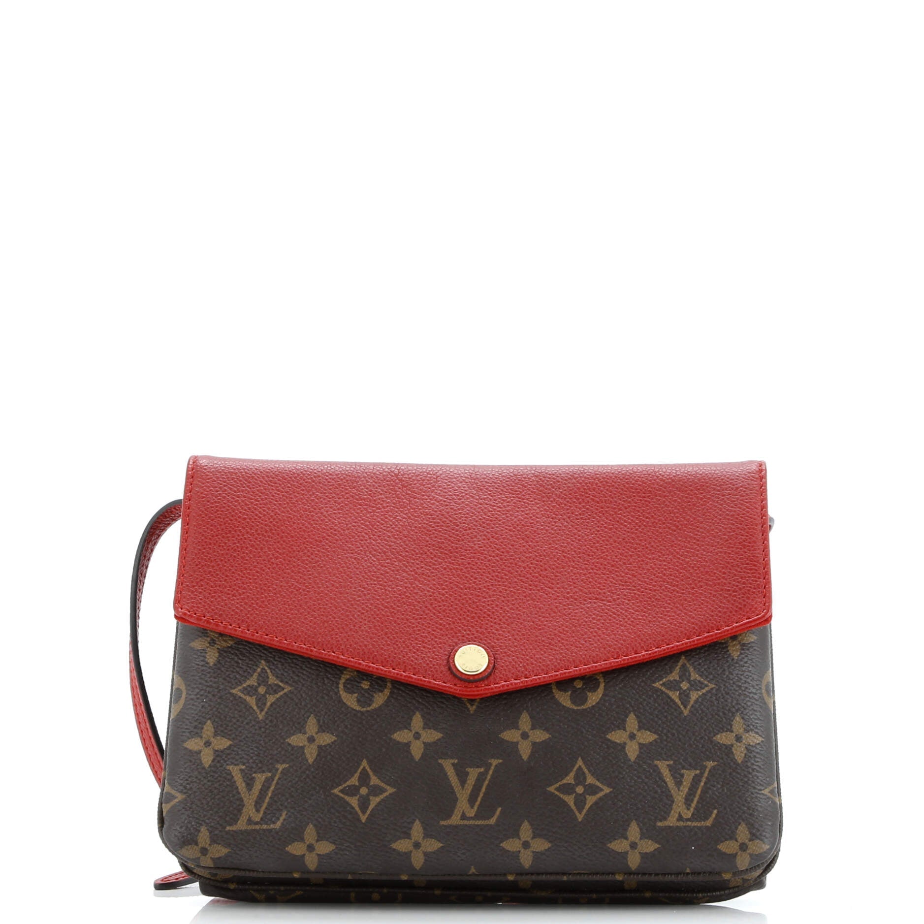 Louis Vuitton Twice Handbag Monogram Canvas and Leather