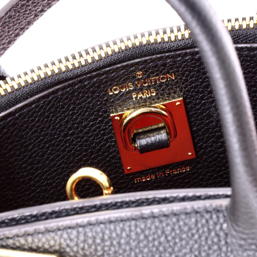 Louis Vuitton City Steamer Handbag Leather PM