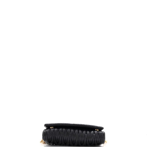 Miu Miu Flap Crossbody Bag Matelasse Leather Small