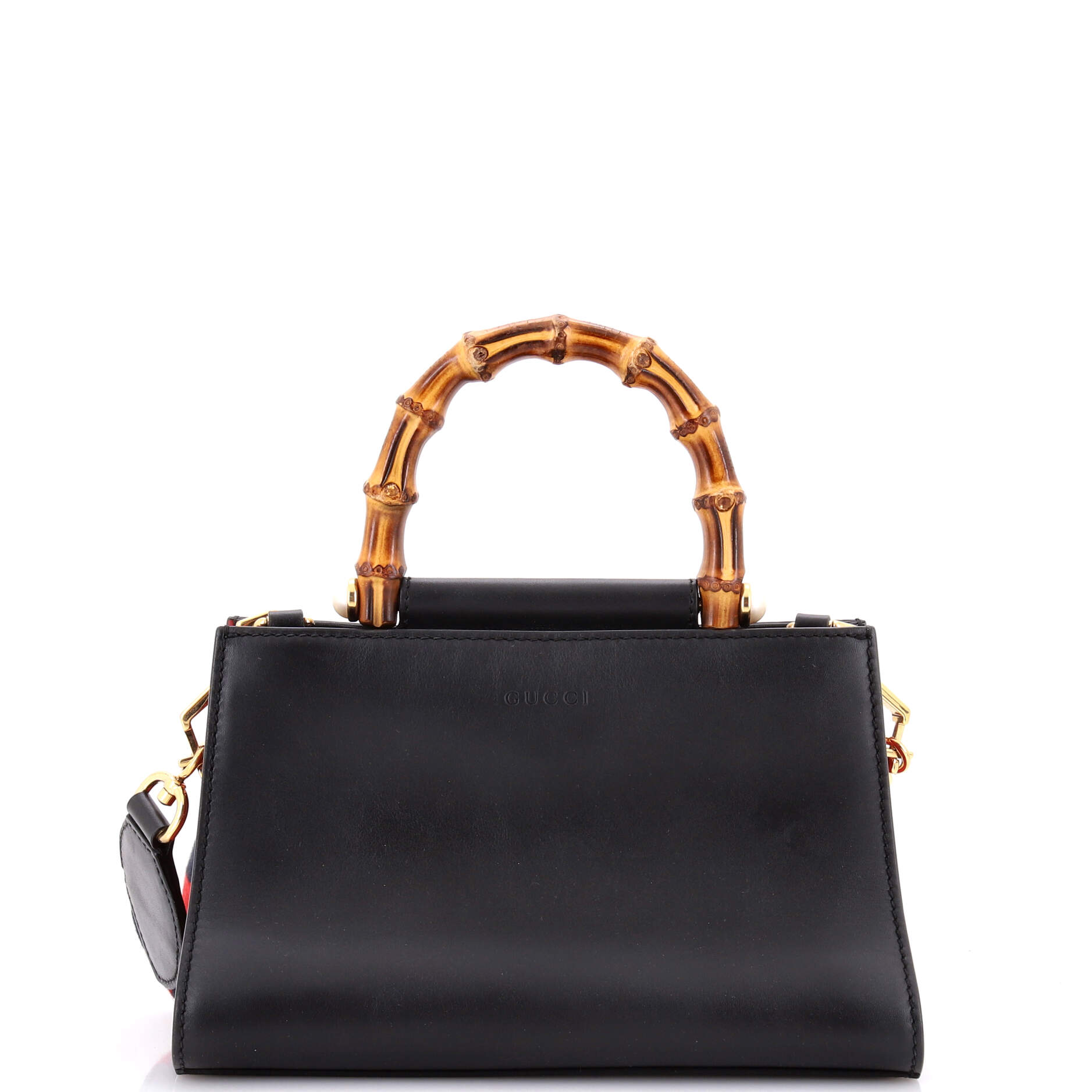 Gucci Nymphaea Top Handle Bag Leather Mini