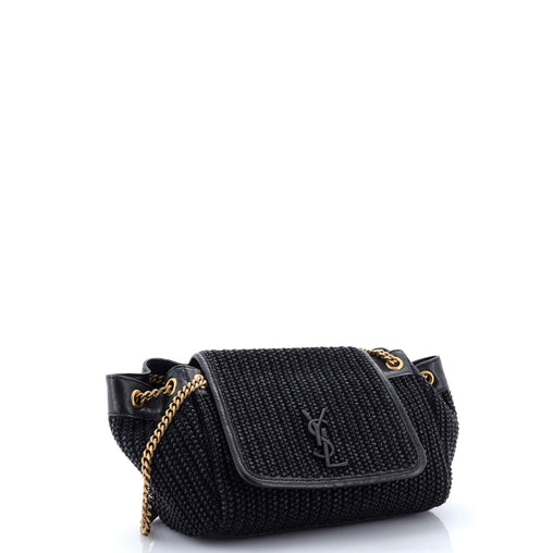 Saint Laurent Nolita Satchel Raffia Small