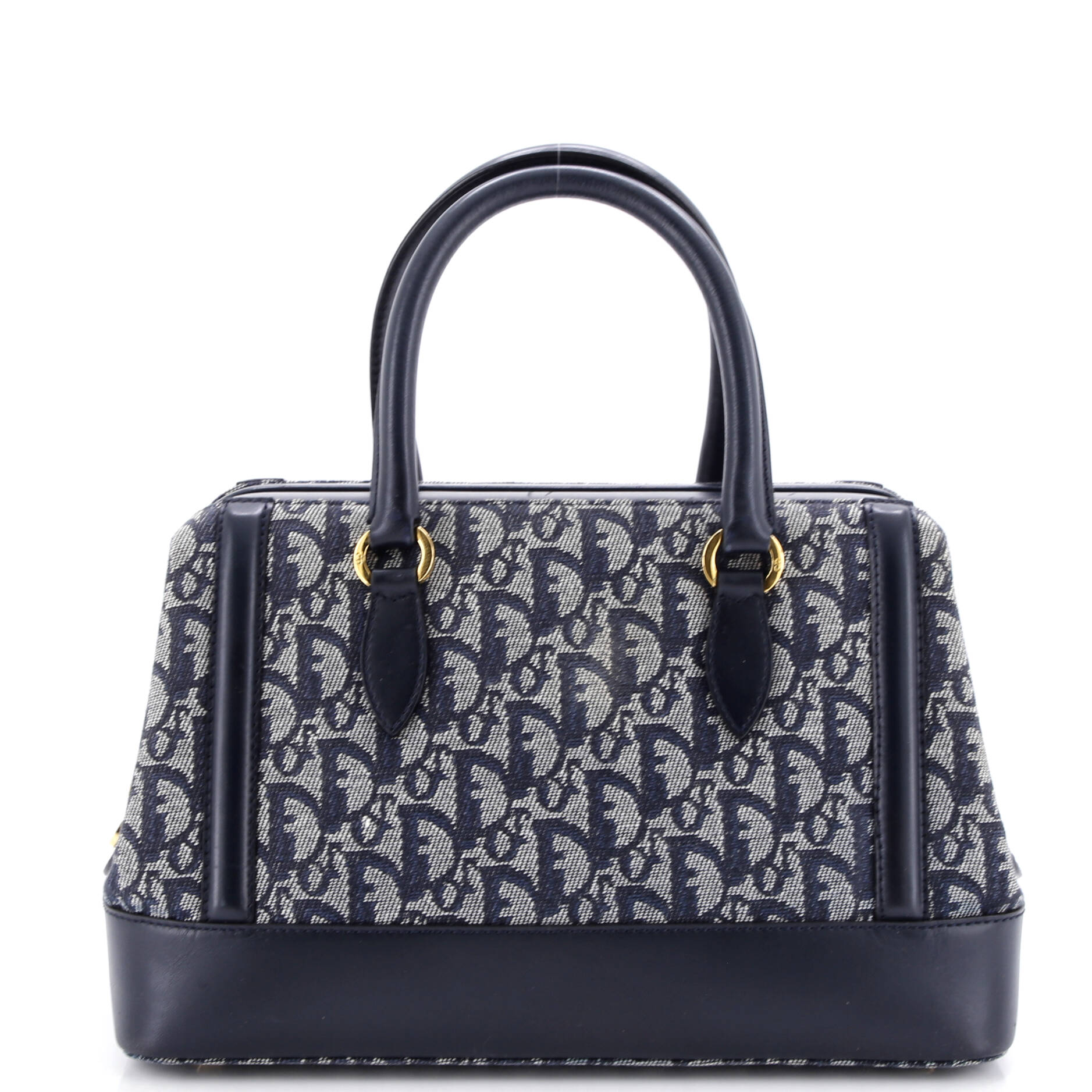 Christian Dior Vintage Frame Doctor Bag Diorissimo Canvas Small