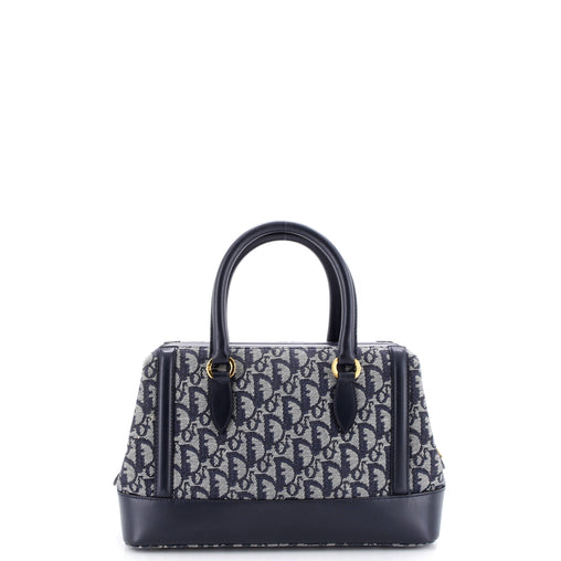 Christian Dior Vintage Frame Doctor Bag Diorissimo Canvas Small