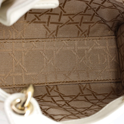 Christian Dior Lady Dior Chain Bag Cannage Quilt Lambskin Mini