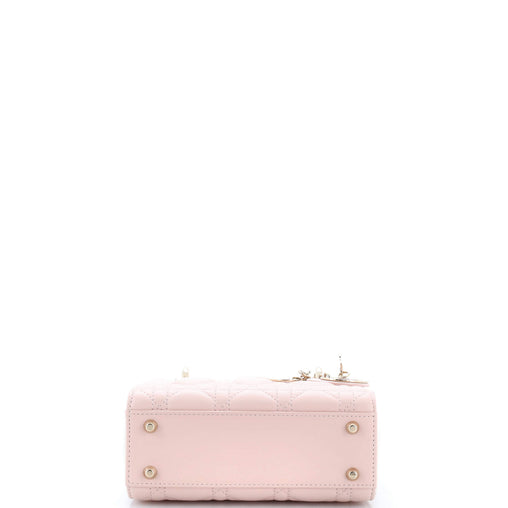 Christian Dior Lady Dior Chain Bag Cannage Quilt Lambskin Mini