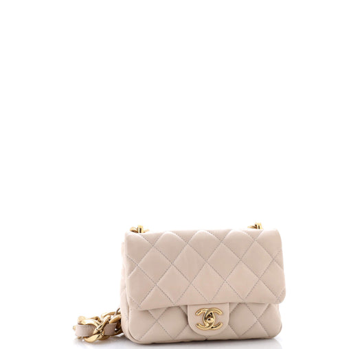 Chanel Funky Town Flap Bag Quilted Lambskin Small