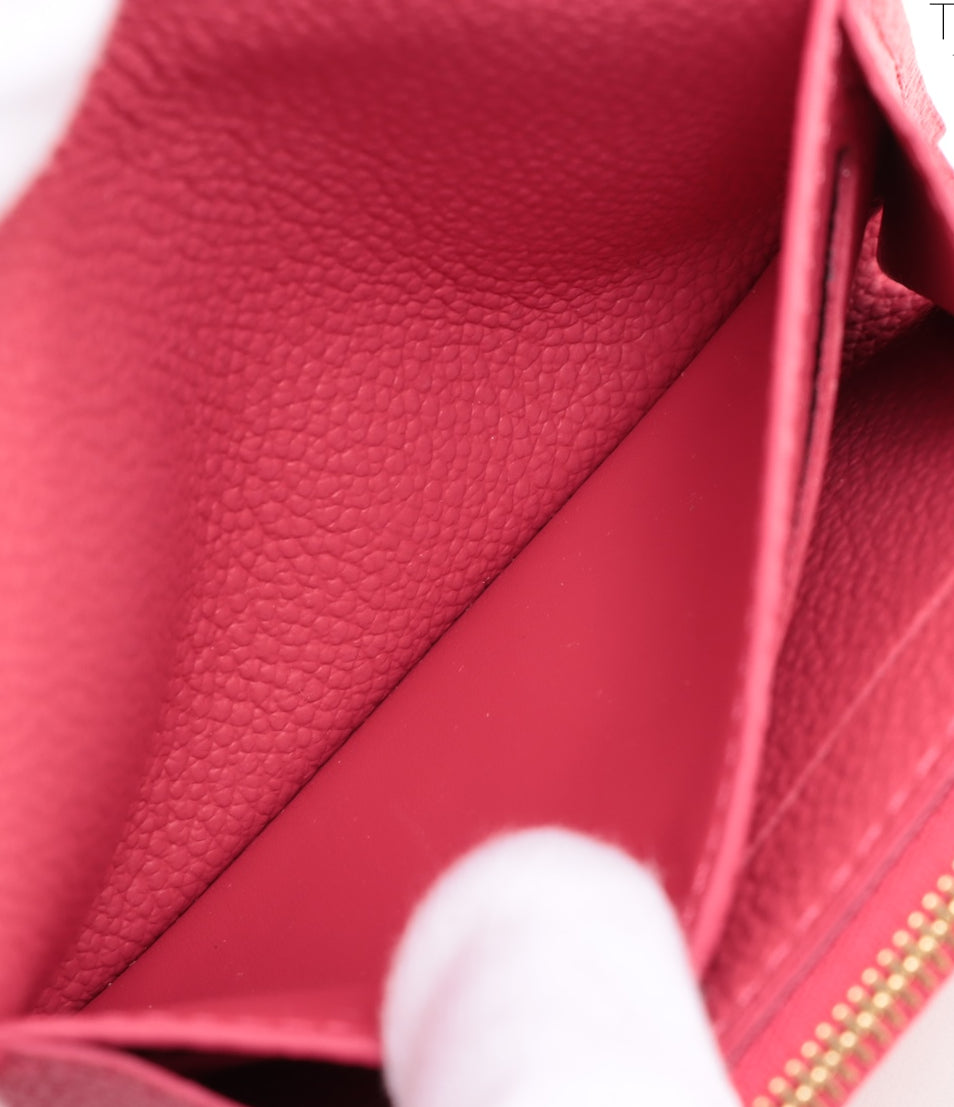 Louis Vuitton Monogram Empreinte Porto Monet Rosary Pink Coin Purse