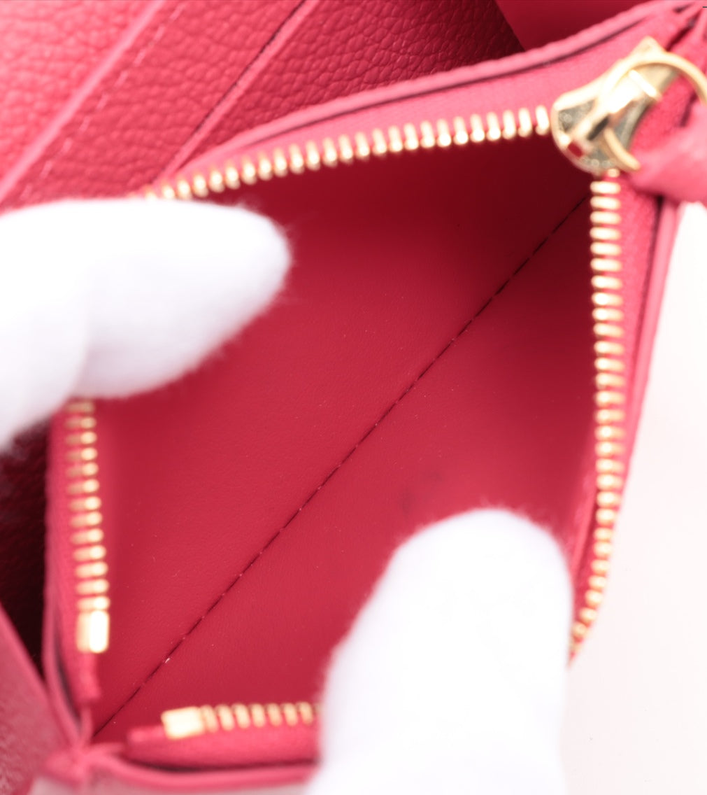 Louis Vuitton Monogram Empreinte Porto Monet Rosary Pink Coin Purse