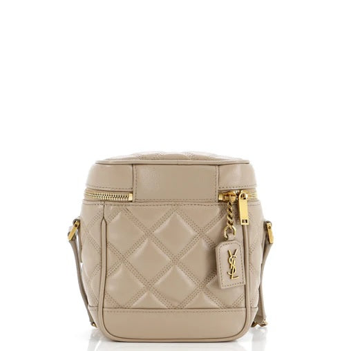 Saint Laurent 80's Vanity Bag Quilted Leather