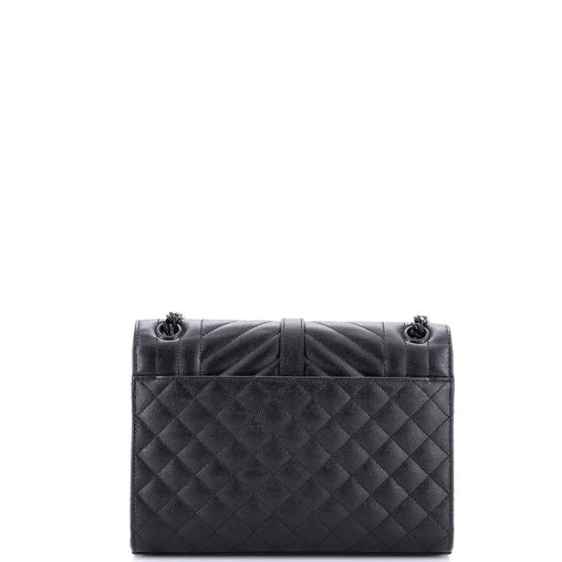 Saint LaurentClassic Monogram Envelope Satchel Mixed Matelasse Leather Medium