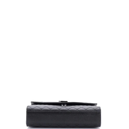 Saint LaurentClassic Monogram Envelope Satchel Mixed Matelasse Leather Medium