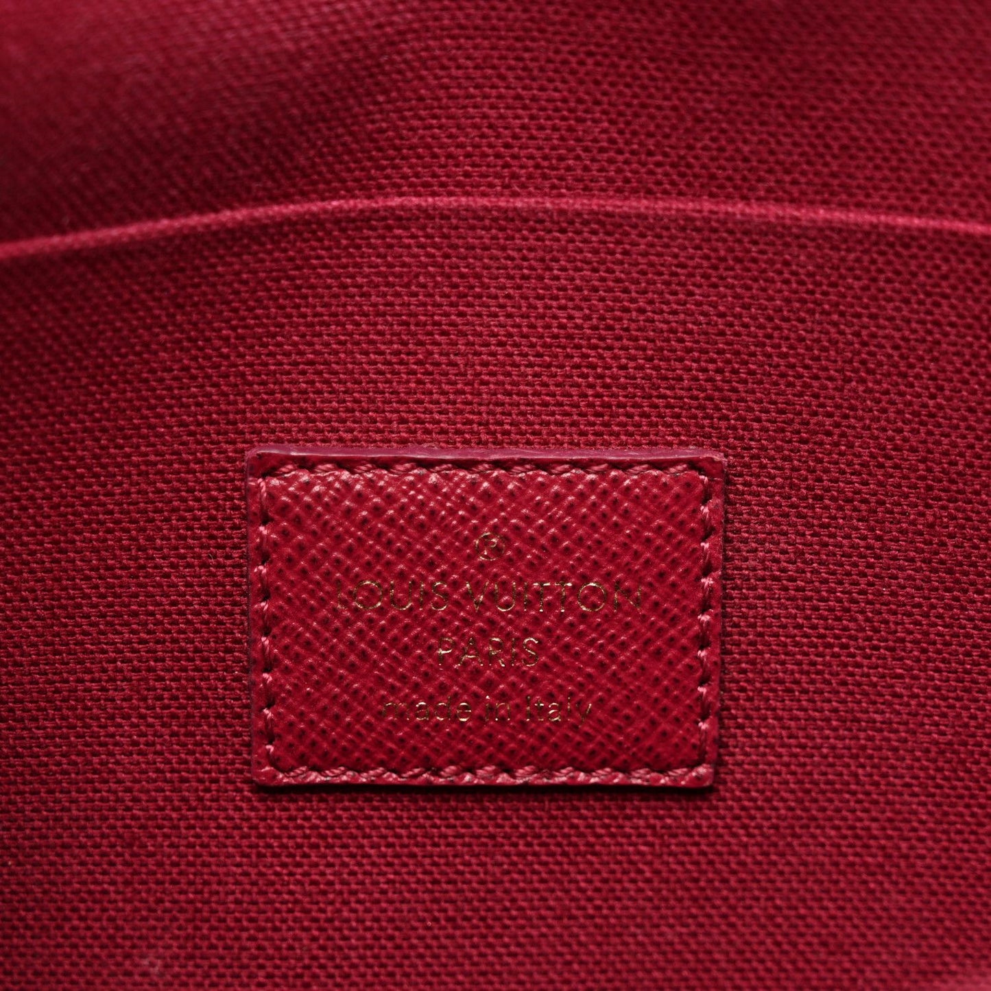 Louis Vuitton Monogram Pochette Felicie Chain Wallet Fuchsia