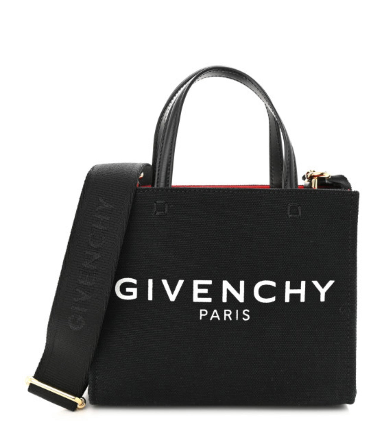 GIVENCHY Canvas Mini Bond Shopper Tote Black