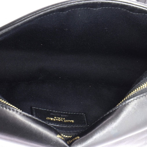 Saint Laurent Kate 99 Flap Bag Chevron Leather Medium