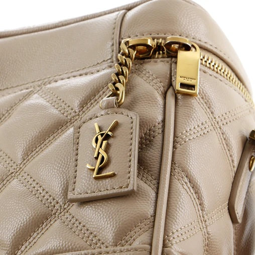 Saint Laurent 80's Vanity Bag Quilted Leather