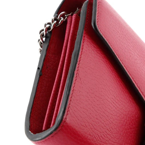 Gucci Dionysus Chain Wallet Leather with Embellished Detail Small