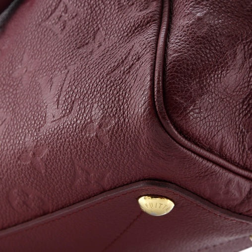 Louis Vuitton Speedy Bandouliere Bag Monogram Empreinte Leather 25