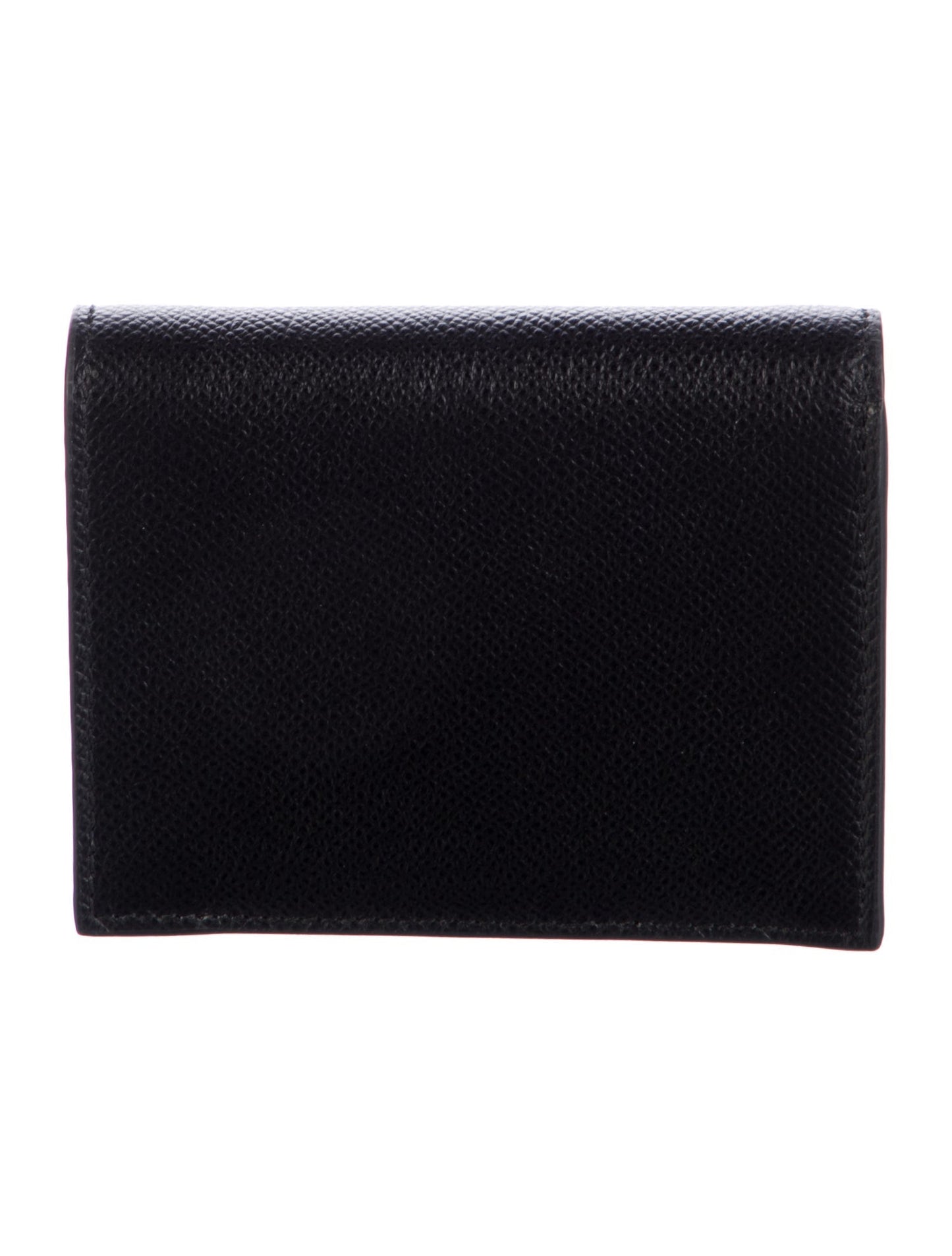Salvatore Ferragamo Gancini Logo Leather Card Holder